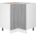 Schrankmoebel mit Tueren modular grau