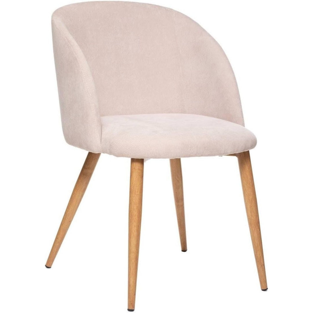 Wohnstuhl mit Ablagen im skandinavischen Stil beige