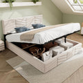 Bettgestell hoehenverstellbar verstellbar beige
