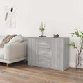 Aufbewahrungskommode Sideboard Grau Sonoma Holzwerkstoff Turen grau