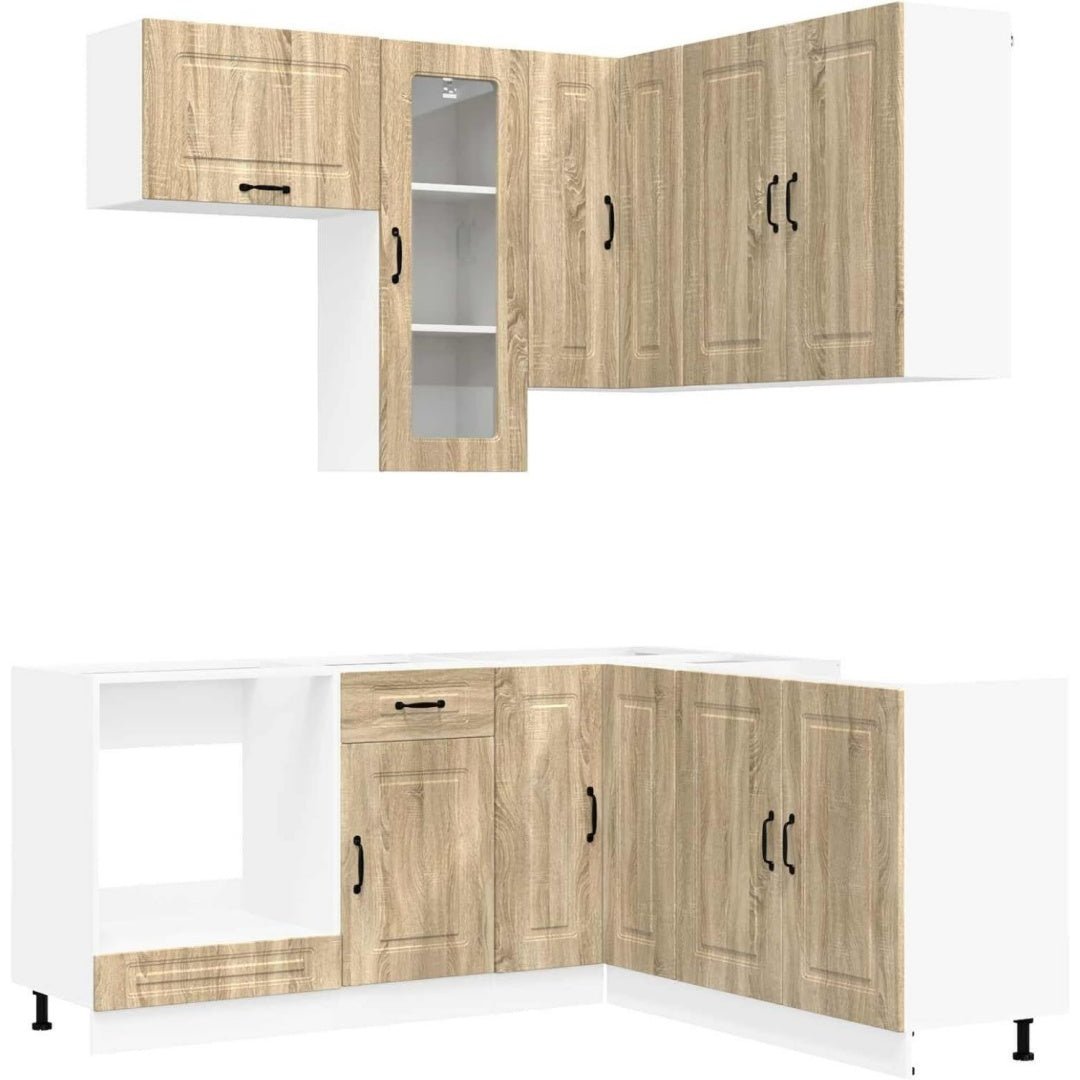 Moebel fuer Innenraeume mit Schubladen 80 x 31 x 100 cm eiche
