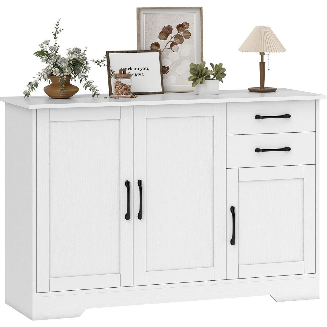 Buffets mit Schubladen 38 x 120 x 79 cm natur
