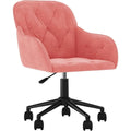Stuhl rosa verstellbar mit Metallgestell