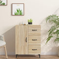 Kommode Sideboard Sonoma-Eiche Schrank Schmal Kommode eiche