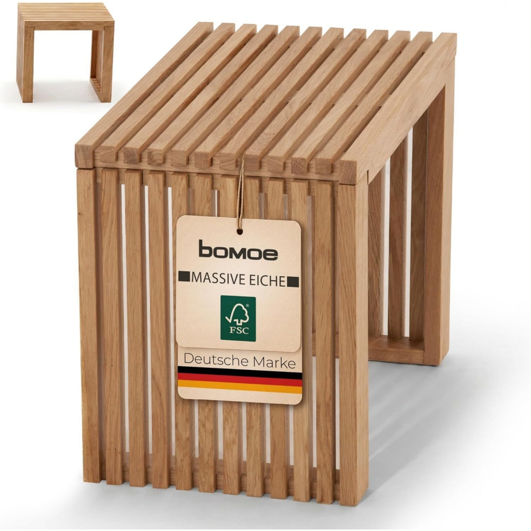Hocker mit Tueren natur