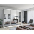 Schrankmoebel mit Schubladen 62 x 250 x 216 cm schwarz