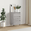 Stauraumschrank mit Schubladen 40 x 35 x 70 cm grau