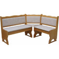Banke & Eckbankgruppen mit LED Beleuchtung mit Samtbezug beige